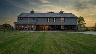 Modern house in the country